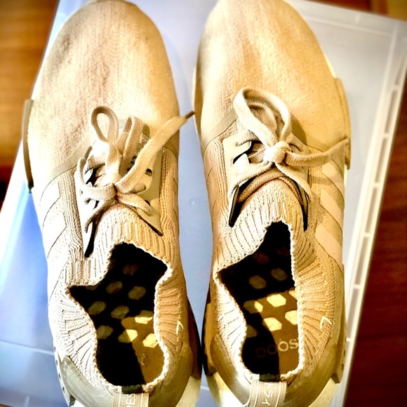 Adidas NMD 1 French Beige Shoes 13 - Picture 4 of 5